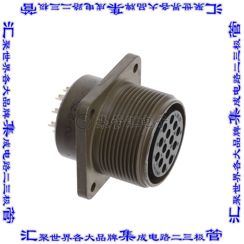 MS3102A20-27S 连接器接插件CONN RCPT FMALE 14P SOLDER CUP
