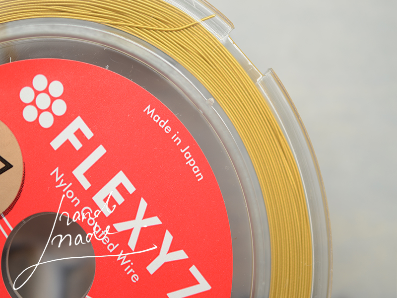 diy日本金线串珠手链软钢丝1米价