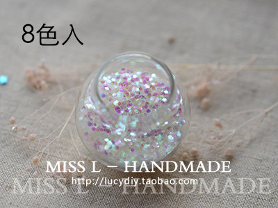 超闪亮片玻璃罩填充物