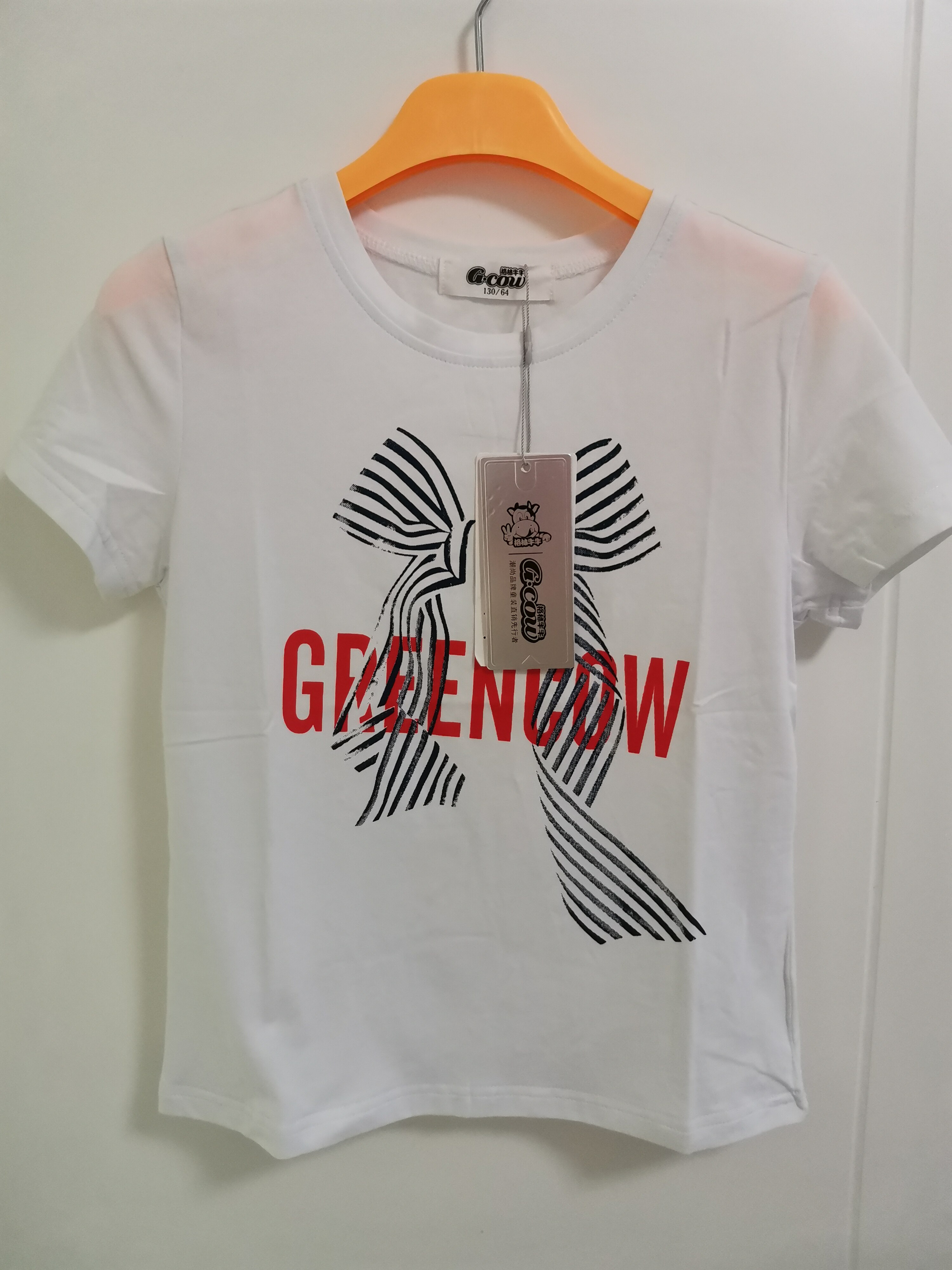gcow格林牛牛儿童潮棉质夏季T恤