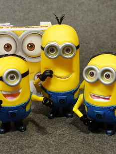 摆件儿童玩具 小黄人关节可动盒装 卑鄙 我