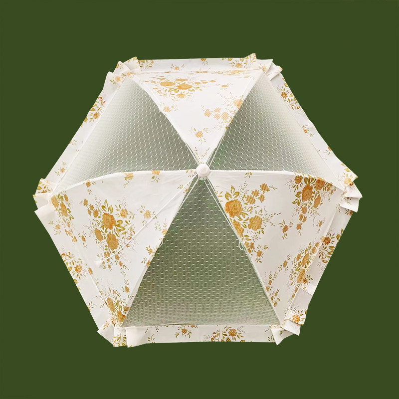 亏本蕾丝透气盖菜罩食物饭罩子饭菜防尘罩遮菜伞可折叠餐桌剩菜罩