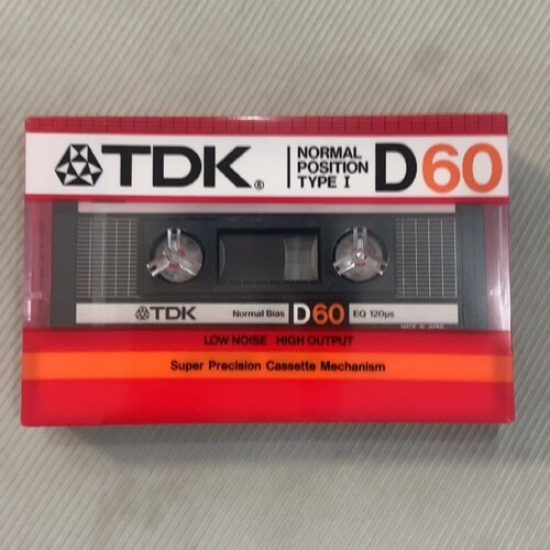 全新未拆封tdk 60空白磁带一类带85版
