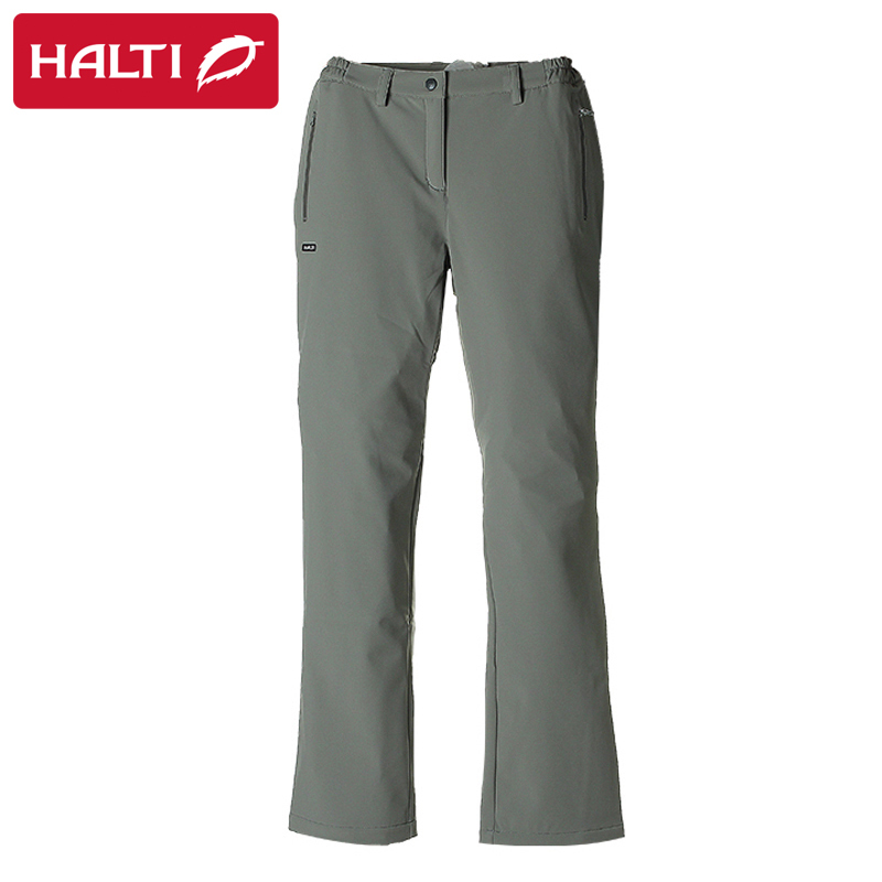 HALTI女式防风衬绒长裤户外徒步
