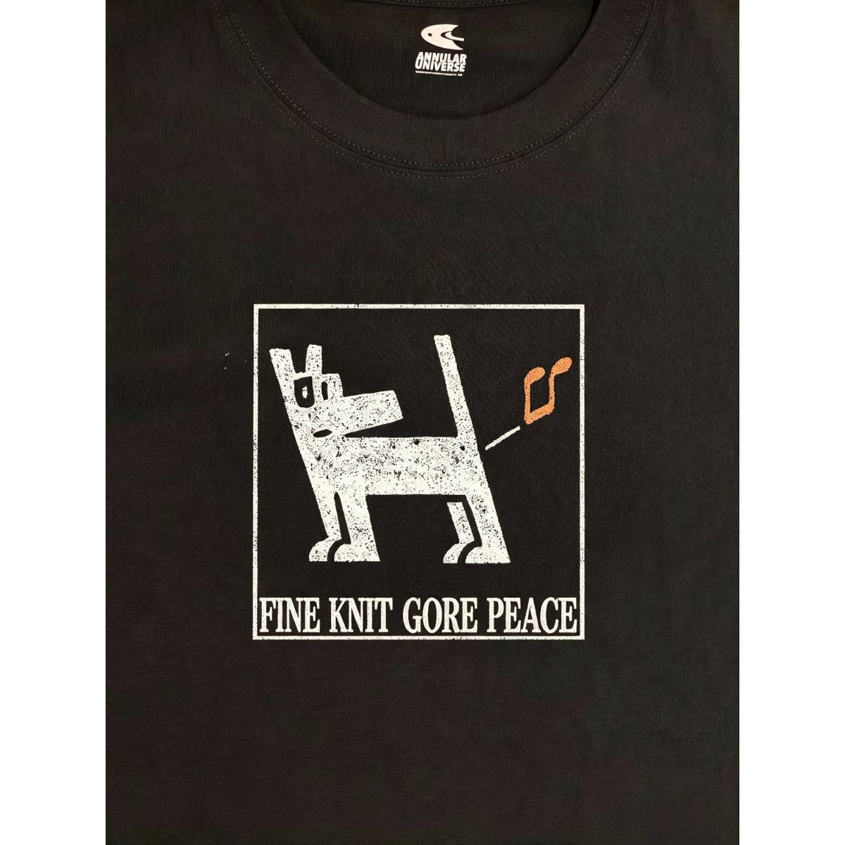 Fine knit gore peace 世界和平 230克高支纯棉摇滚短袖T 恤