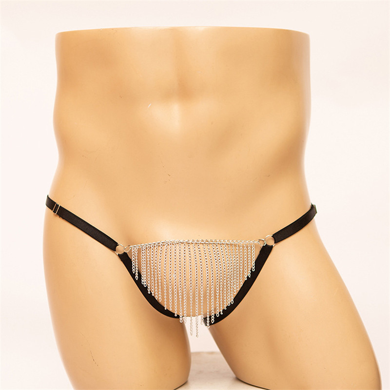 性感男士内裤流苏诱惑潮流夜店走秀双丁字裤时尚韩版T裤大码时尚,女士内衣/男士内衣/家居服,男丁字裤,淘宝优惠券,粉丝福利购,淘宝优惠卷