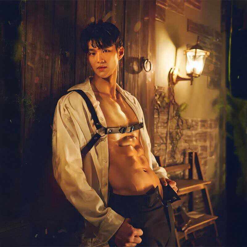 男士肩带胸带性感紧身衣夜店酒吧派对演出服装饰肌肉显大胸肌青年,女士内衣/男士内衣/家居服,肩带,淘宝优惠券,粉丝福利购,淘宝优惠卷