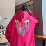 已注册抖音直播品质重磅华棉男连帽卫衣W5049P55控88加绒65，男装卫衣，电商C408-1(原B339-1)