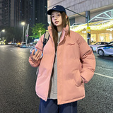 已注册港风直播抖音高品质宽松男面包服羽绒棉外套棉衣M1058P90，男装棉衣，电商C408-1(原B339-1)