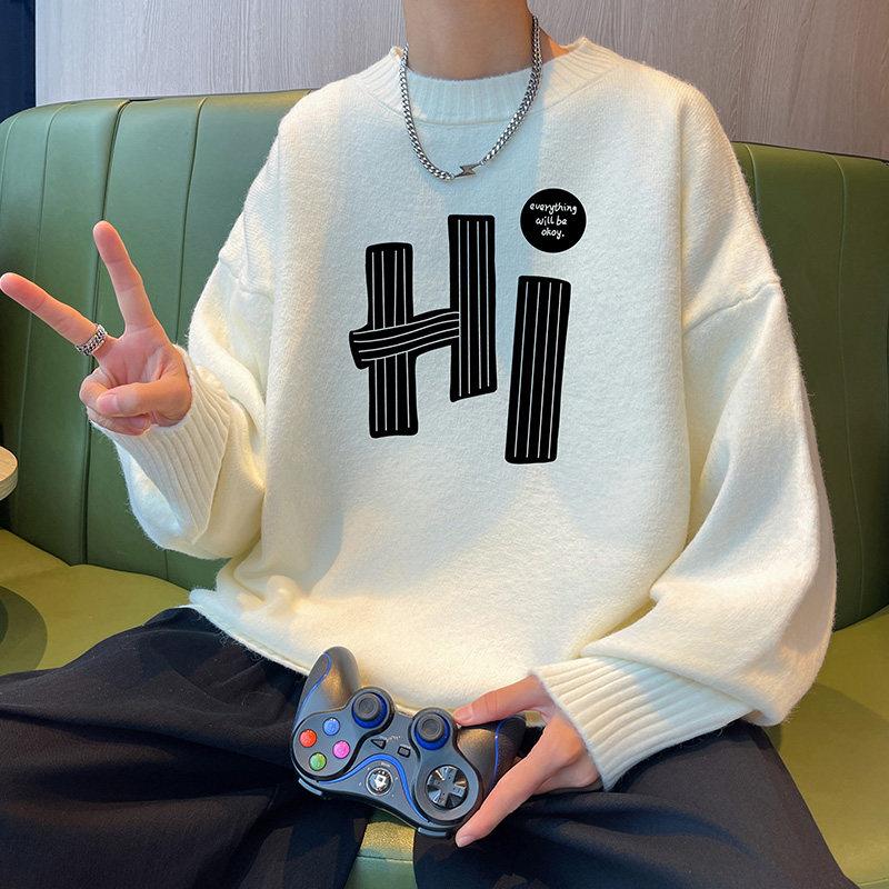 新款抖音直播高品质半高领圆领加厚毛衣线衣男针织衫M7011P48,男装针织衫/毛衣,电商C408-1(原B339-1)
