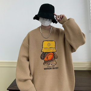 已注册直播抖音品质圆领半高领加厚毛衣男针织衫M7026P48控68图片