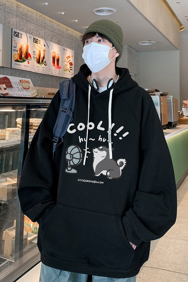 已注册港风抖音直播得物高品质男宽松连帽卫衣外套W5081P45控68,女装短外套,电商C408-1(原B339-1)