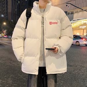 已注册有版权港风直播抖音红色印花面包服羽绒棉外套棉衣M1160P65图片