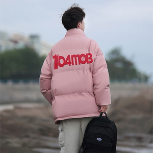 已注册有版权抖音直播品质红字印花羽绒棉面包服棉衣外套M1060P90图片