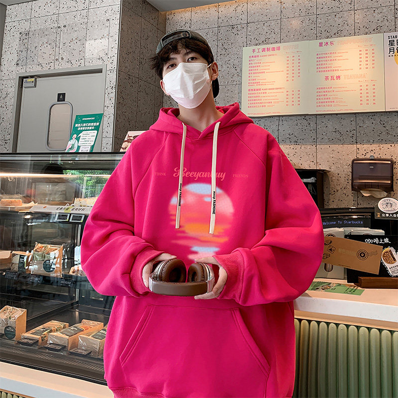 已注册抖音直播得物高品质港风男宽松连帽卫衣外套W5099P45控68,女装短外套,电商C408-1(原B339-1)