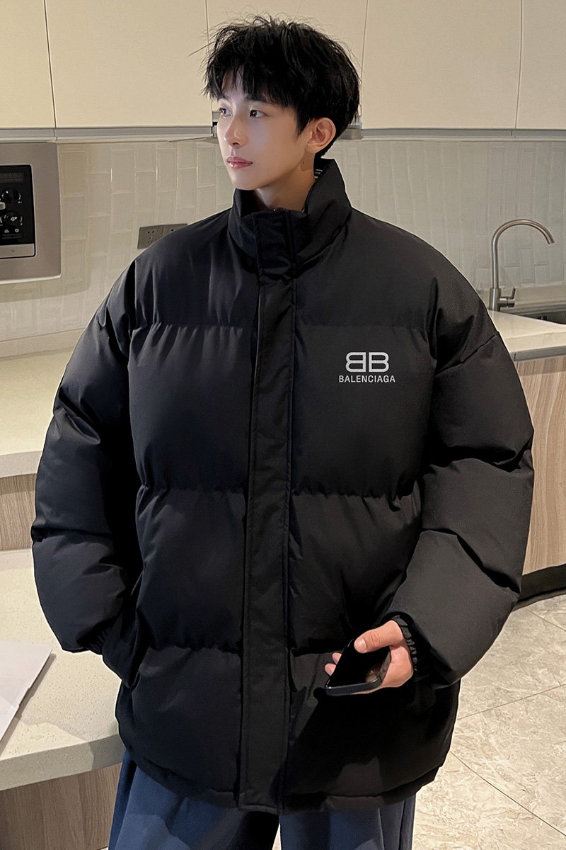 秋冬美式直播抖音高品质保暖宽松男面包服羽绒棉棉衣外套M1047P90,男装棉衣,电商C408-1(原B339-1)