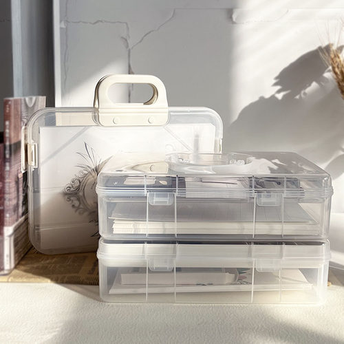 结衣英文书法大容量收纳盒