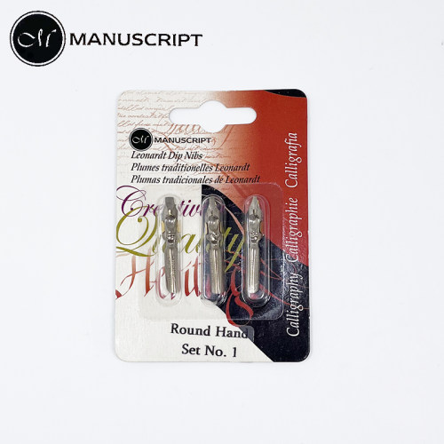manuscript英文书法3只装平尖