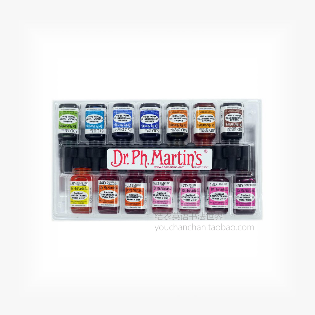 Dr.Ph.Martin's浓缩水彩/彩色墨水 CONCENTRATED 15ml墨水 D系列 文具电教/文化用品/商务用品 笔用墨水/补充液/墨囊 原图主图