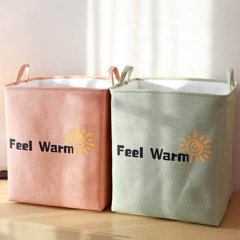 日式可折叠布艺收纳桶家用装脏衣服收纳篮换洗衣服儿童玩具收纳筐