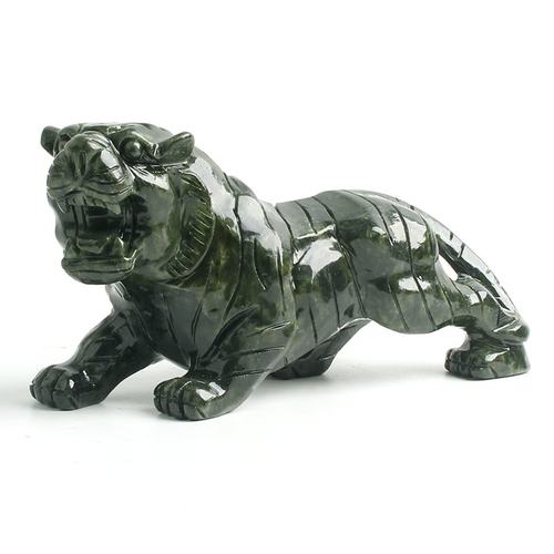 老虎摆件十二生肖玉虎饰品