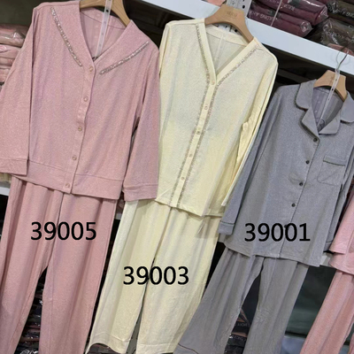 郁凡诗女小香风原创纹理家居睡衣