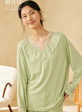 郁品牌38907凡诗女新款牛奶绒睡衣套装轻薄磨毛家居服38901/38903
