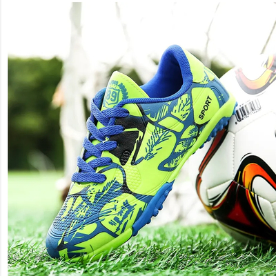 儿童足球鞋皮足碎钉tf长钉AG