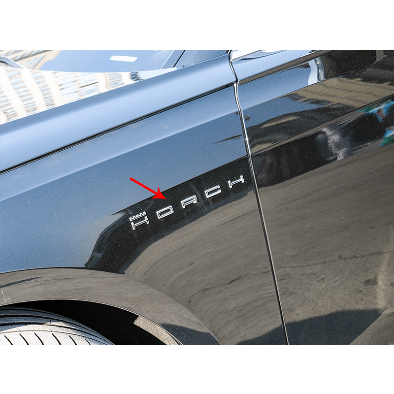 舍咖A8L霍希版D柱标霍希标