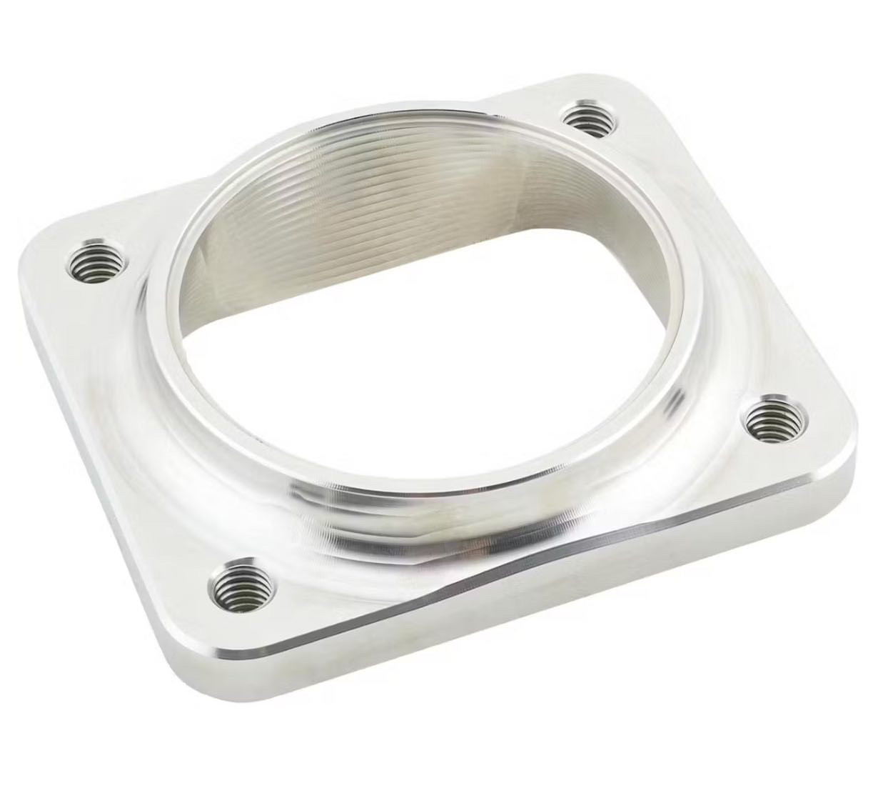 汽车法兰接头不锈钢CNC T4法兰接3英寸76mm排气管M10 M8