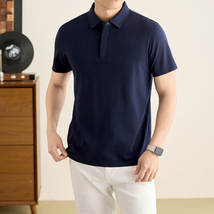棉 7A抗菌 莫代尔 无痕夏季 T恤 高端液氨凉感短袖 翻领男士 polo衫
