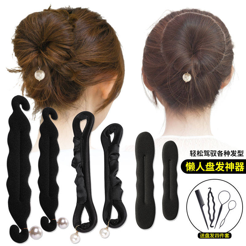 懒人神器固定发圈头饰品
