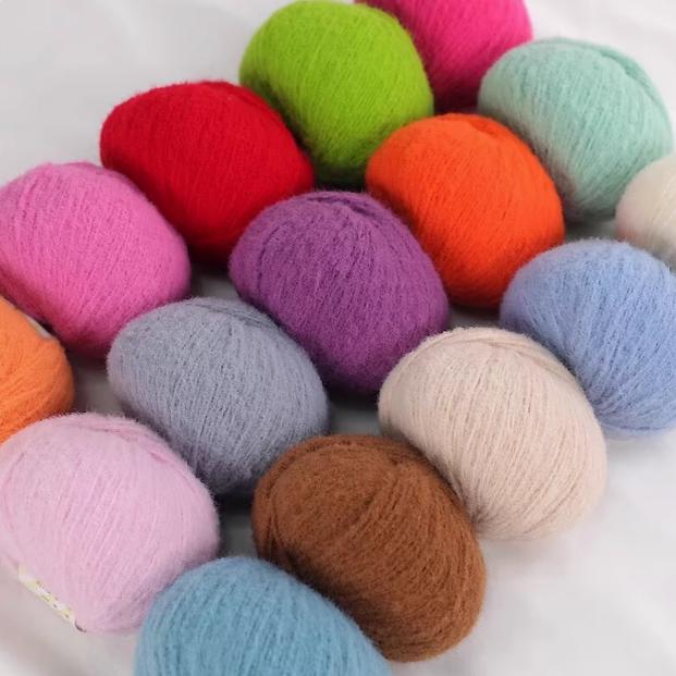 棉花糖毛线团绒绒线手编玩偶线