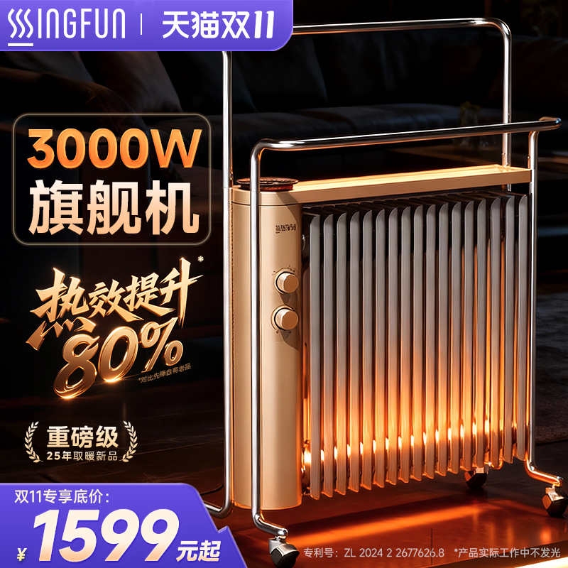 先锋25年新款旗舰取暖器龙鳞片L9