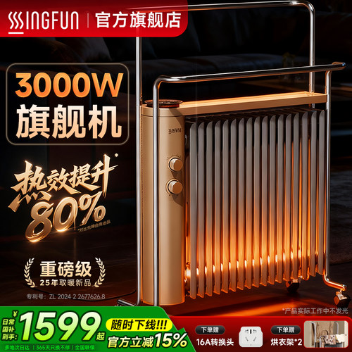 先锋25年新款旗舰取暖器龙鳞片L9