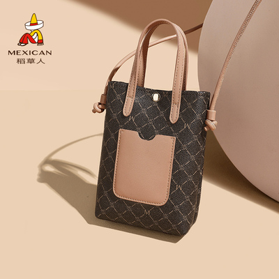 稻草人包包2026新款女包通勤手机包斜挎包高级单肩包轻便手提小包