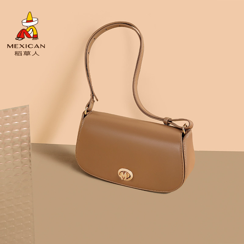 稻草人复古马鞍包包女2025新款简约高级感时尚单肩腋下包质感女包,箱包皮具/热销女包/男包,马鞍包,淘宝优惠券,粉丝福利购,淘宝优惠卷