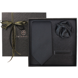 亚光黑色真丝懒人拉链领带免打男自动拉链式男士商务正装易拉得潮