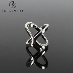 简约精致新款x型围巾扣丝巾扣男士 女配饰环小方巾固定扣环小号