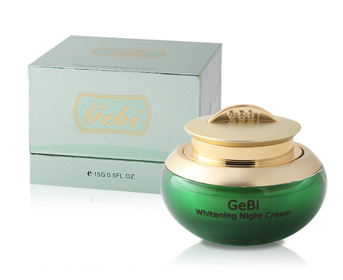 漾格正品 歌碧晚霜 夜霜 gebi晚霜 滋润护肤嫩白保湿面霜15g
