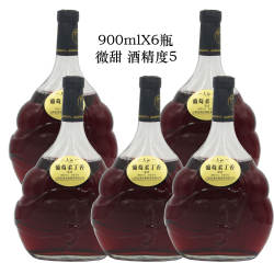 清徐葡萄露酒 马裕葡萄柔丁香露酒清徐甜红葡萄露酒900ml