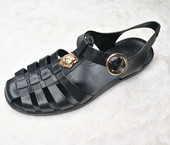 塑胶编织夏凉鞋 个性 包邮 黑色经典