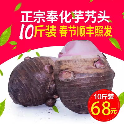 奉化特产宁波芋头新鲜小芋艿头农家10斤装原产溪口正宗蔬菜现挖发