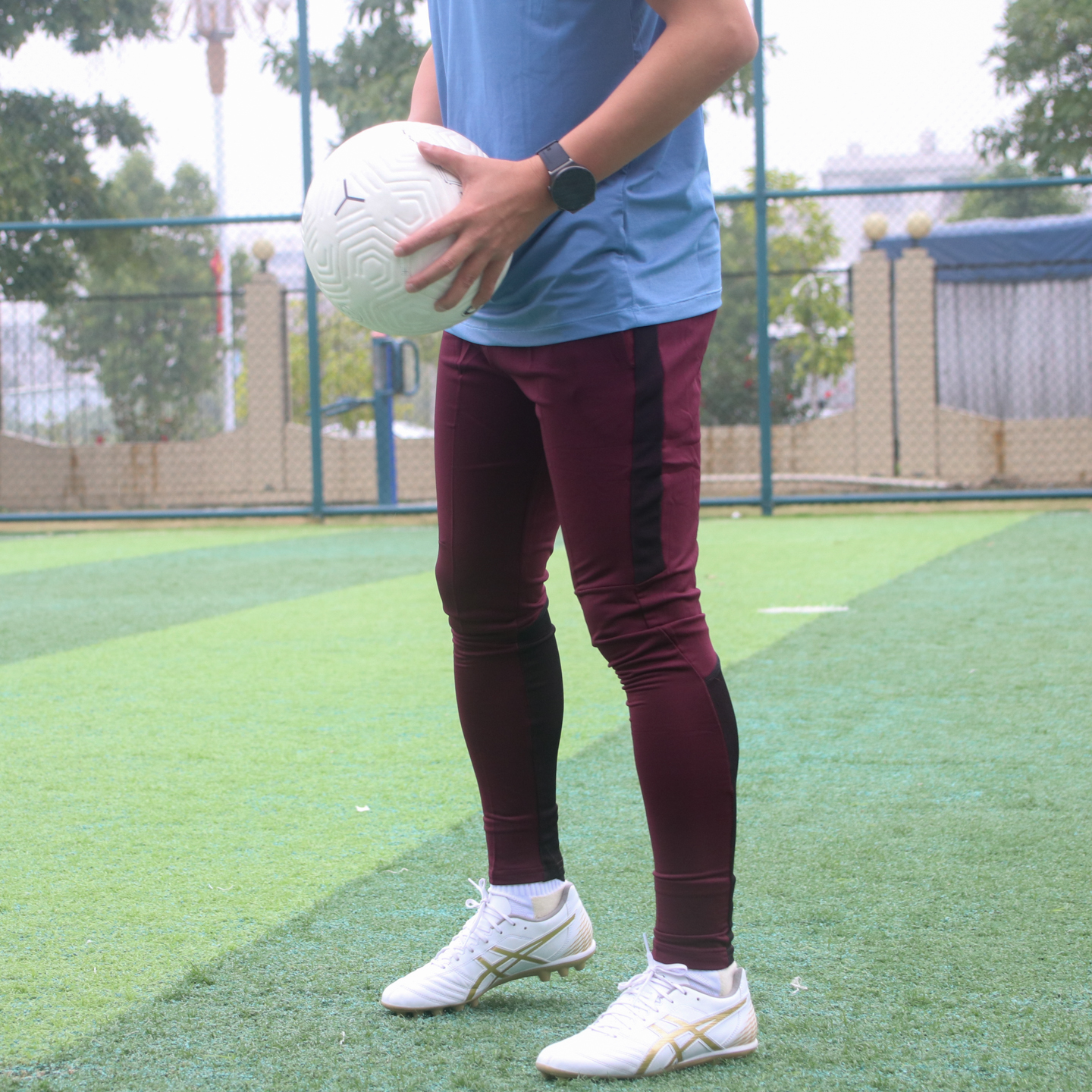 冷门足球 春秋高弹运动裤足球训练收腿长裤男修身 紧小腿跑步裤子