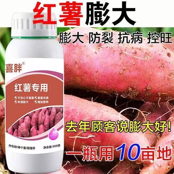红薯膨大剂红薯专用叶面肥红薯控旺防裂防弱苗红薯增产红苕膨大素