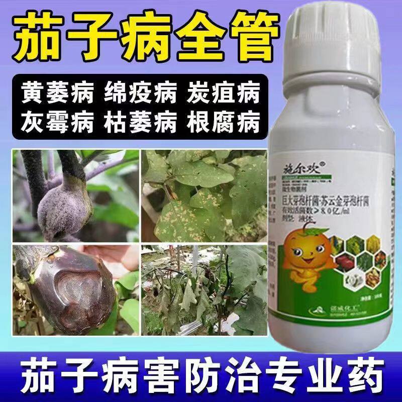 茄子专用药茄子黄萎病炭疽病疫病灰霉病根腐病枯萎病全治特效套餐