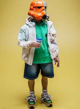 【定金】包邮 trickyMan12 STOPWARS 气氛组暴风兵 头盔 可动人偶