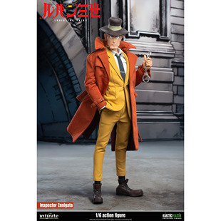 定金 Infinite 1/6 鲁邦三世意大利游戏 钱形幸一 可动人偶