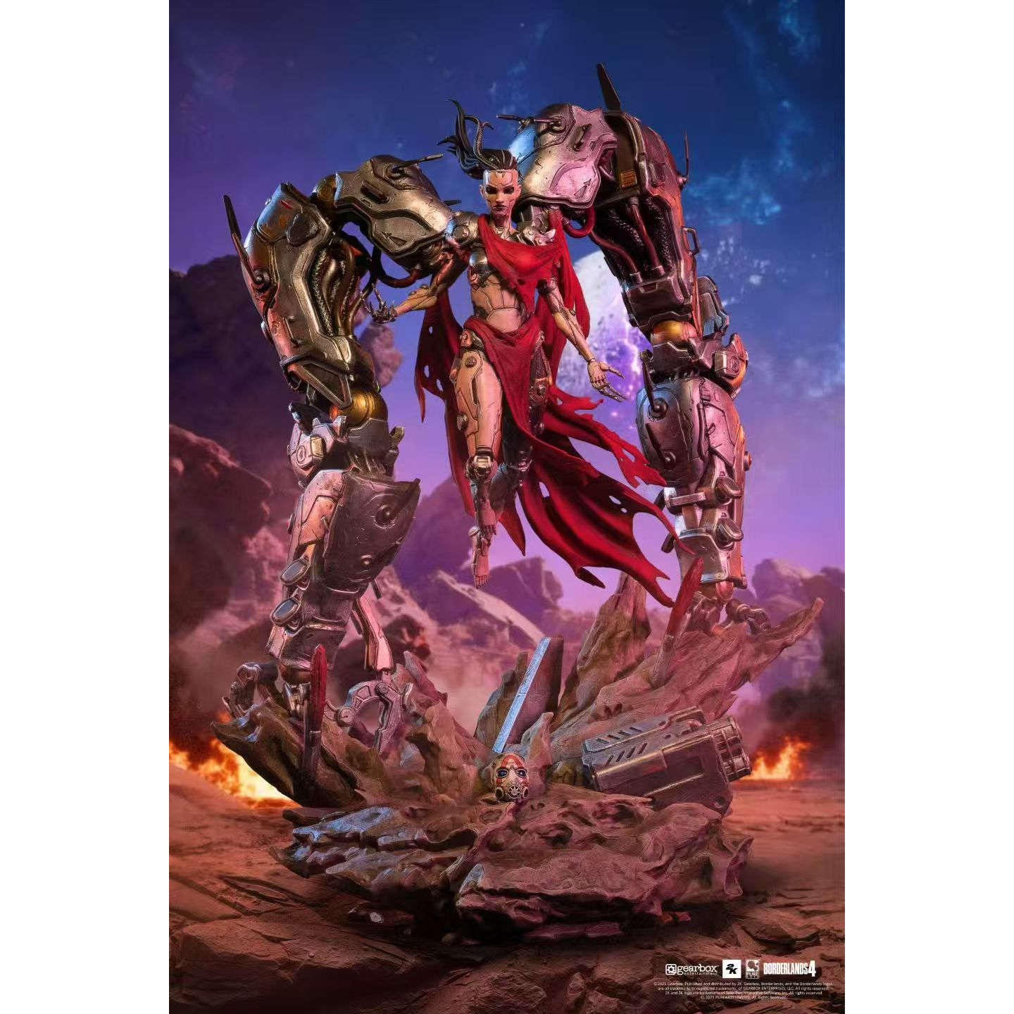 【定金】无主之地 Purearts 开颅女王卡莉丝 1/6 雕像