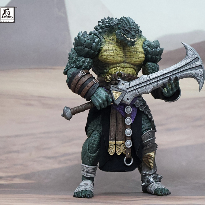 定金包邮 XESRAY 角斗士荣耀之战 图霍里斯 索贝克之颚 可动人偶